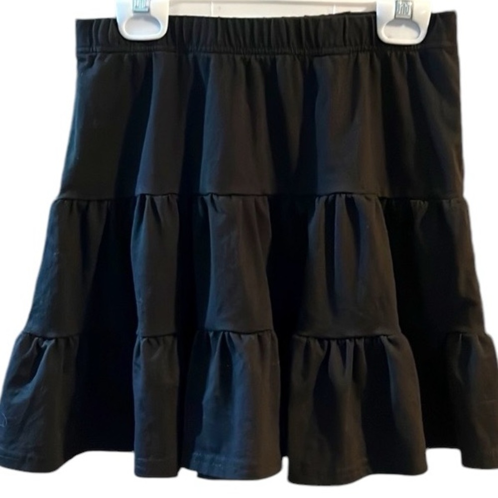 SHEIN Skirt Black Layered Skater Size XS/2